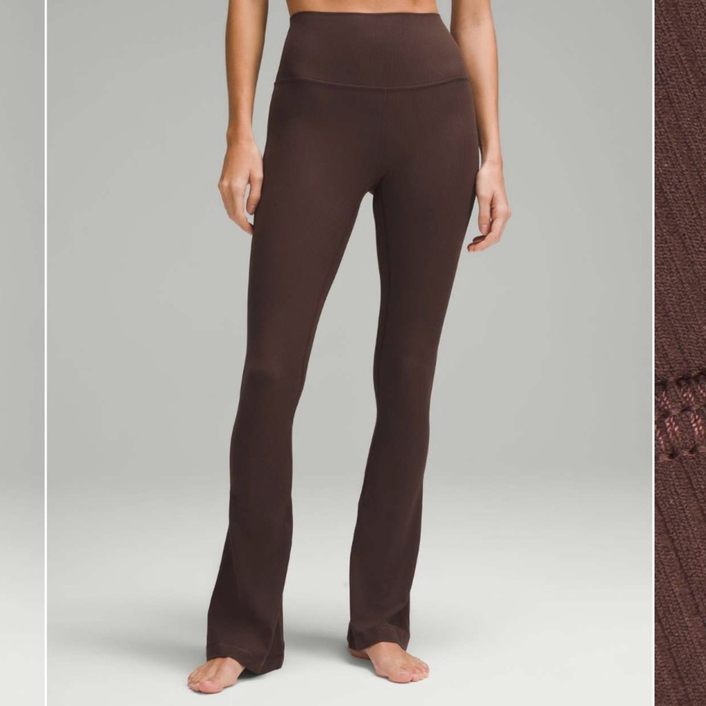 NWT Lululemon Align Rib Mini Flare Leggings X-Short